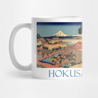 Tea Plantation by Katsushika Hokusai Mug